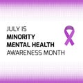 Minority Mental Health Awareness Month