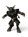 Minotaur with light Skin, 3D Illustration Royalty Free Stock Photo