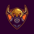 Minotaur Bull sport logo design