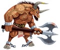 Minotaur on White