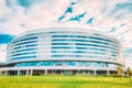 Minsk Arena In Belarus. Ice Hockey Stadium. Venue For 2014 World Royalty Free Stock Photo