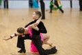 MINSK-BELARUS, APRIL, 7: Unidentified Dance couple performs Yout