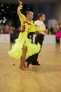 MINSK-BELARUS, APRIL, 7: Unidentified Dance couple performs Yout