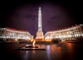 Victory Square at night - Minsk, Belarus