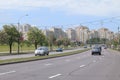 Minsk , Belarus. Central Avenue - Stock Photos