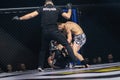 Minsk, Belarus, December 06, 2019. New Fighting Generation, Mixed Martial Arts. mma, the fight between the participants in the