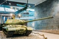 Soviet russian heavy tank IS-2 In The Belarusian Museum Of The Great Patriotic War in Minsk, Belarus Royalty Free Stock Photo