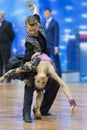 Minsk, Belarus-February 14,2015: Unidentified Professional Dance Royalty Free Stock Photo