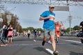 Minsk Belarus Half Marathon Minsk 2019 Running in the city Royalty Free Stock Photo