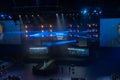 MINSK, BELARUS - JANUARY 17, 2016 Starladder championship of Dota 2 and Counter Strike Global Offensive. Top view of the Royalty Free Stock Photo