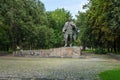 Yanka Kupala monument at Janka Kupala Park - Minsk, Belarus Royalty Free Stock Photo