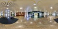 MINSK, BELARUS - JULY, 2016: full seamless panorama 360 degrees  angle view in interior of luxury empty hall. 360 panorama in Royalty Free Stock Photo