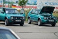 MINSK. BELARUS - JULY 2016: Old vintage cars Volkswagen at the exhibition. Volkswagen Fest in Minsk, Belarus. Royalty Free Stock Photo