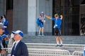 Minsk, Belarus - 23 Jun 2019: Men`s road race