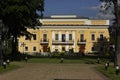 Minsk, Belarus - June 05, 2022: Vankovich House - a monument of palace and estate architecture. The house is also associated with