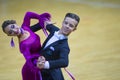 Dance Couple of Savastian Zolotov and Irina Komar Performs Junior-2 Standard Program