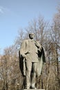 MINSK, BELARUS - March 23, 2017. MINSK, BELARUS - March 23, 2017. Monument to Belarusian writer Yanka Kupala Royalty Free Stock Photo