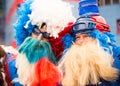 MINSK, BELARUS - MAY 11 - Czech Fans in Front of Chizhovka Arena on May 11, 2014 in Belarus. Ice Hockey Championship. Royalty Free Stock Photo