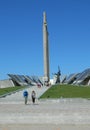 Minsk Belarus may 2014. Obelisk Hero-City World War II. Tourism sightseeing. illustrative editorial