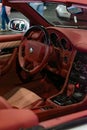 Minsk, Belarus May 3th 2025, The car exhibition atmosphere, Mercedes car interior Royalty Free Stock Photo