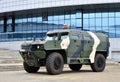 Armored car `Volat V1` MZKT-490100 produced by the Minsk Wheel Tractor Plant JSC MWTP trading as VOLAT