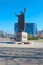 Minsk. Belarus. Monument to Francis Skaryne