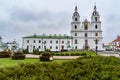 Cathedral Of Holy Spirit on Freedom Square in Upper Town in historical center of Minsk. Belarus Royalty Free Stock Photo