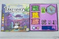 Minsk, BELARUS - November 3, 2021: Popular cute family hobby strategy board game about bamboo garden management Takenoko