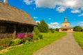 MINSK, BELARUS: Old wooden Orthodox Church. Royalty Free Stock Photo