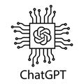 Minsk, Belarus - 03-27-2023. OpenAI and ChatGPT logo. artifical chatbot system. chat bot button for web, app and phone