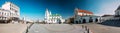 Minsk, Belarus. Panoramic View Of Cathedral Of Holy Spirit And M