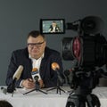 Press conference of Victor Babariko. Contender for the post of President of Belarus. Presedential