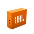 Minsk, Belarus - 1 Sep, 2017: JBL bluetooth speaker isolated on Royalty Free Stock Photo