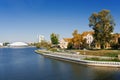 Minsk, Belarus. At home in the Trinity suburb and the Svislach river