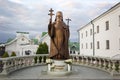 Minsk, Belarus - September 17, 2022 Monument to Metropolitan Filaret ,Vakhromeev