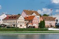 Minsk, Belarus. September 2019. Old town, Trinity suburb and Svisloch river