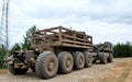 Special wheeled chassis VOLAT MZKT-792911 12Ãâ12 for a self-propelled launcher P222