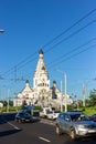 Temple-memorial in honor of All Saints. Orthodox church.