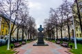 Minsk Dzerzhinsky Garden Royalty Free Stock Photo