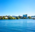 Minsk Historical Center View with Svisloch River