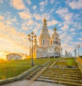 Minsk Memorial Church of All Saints at Dawn