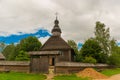 MINSK, OZERTSO, BELARUS: Old wooden Orthodox Church. Royalty Free Stock Photo