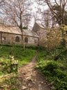 Minster church in Valency woods near Boscastle Royalty Free Stock Photo