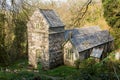 Minster church in Valency woods near Boscastle Royalty Free Stock Photo