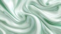 A mint abstract background featuring soft, swirling patterns of mint green and white. The flowing Royalty Free Stock Photo