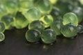 Mint caviar, molecular gastronomy Royalty Free Stock Photo