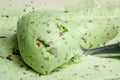 Mint Chocolate Chip Ice Cream Royalty Free Stock Photo