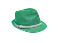 Mint color vintage straw children hat fasion