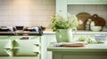 Mint cottage kitchen interior design, home decor and house improvement, English in frame kitchen cabinets in a country house