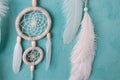 Mint cream dream catcher Royalty Free Stock Photo